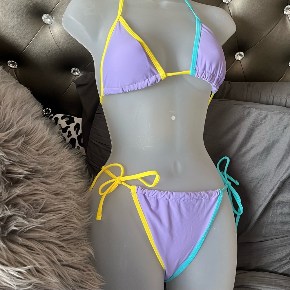 Shein Tri Colored Bikini
